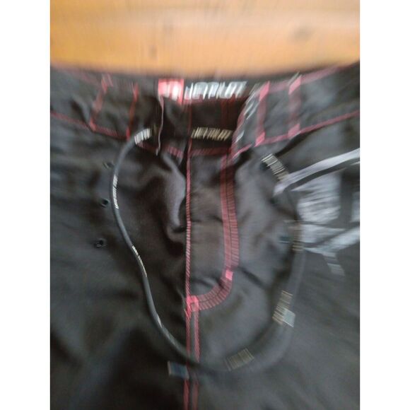 Jet Pilot Board Shorts 32 Black Red Swim Beach Coast Trunk Surf Outdoor Preppy‎ - Picture 4 of 9